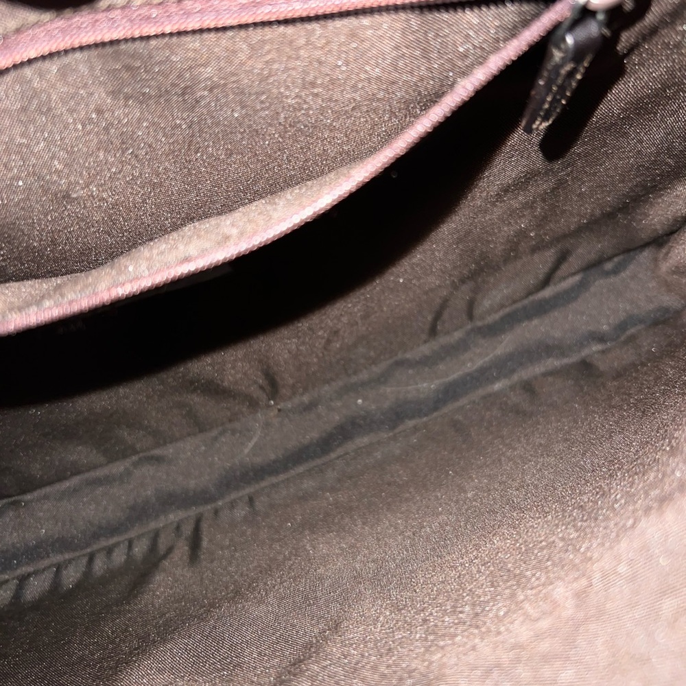 Vintage Gucci Jackie one-shoulder bag in black leather and GG canvas - Picture 9 of 11